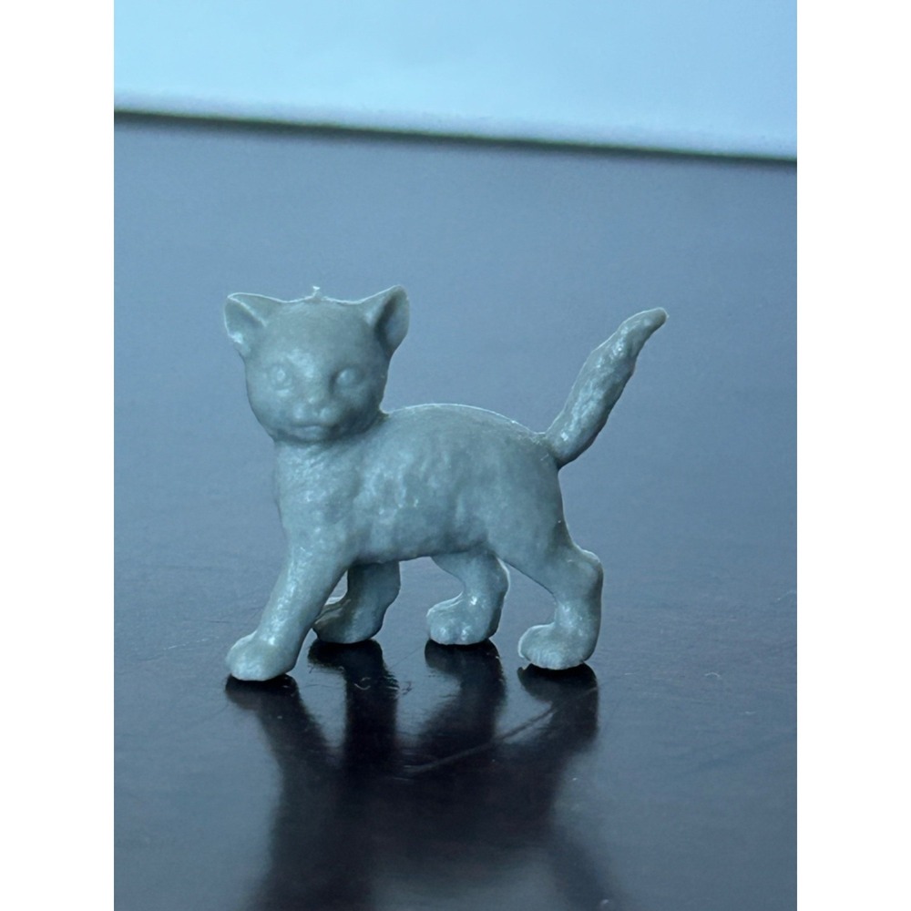 Miniature Cat Kitten Figurines Assorted Plastic Rubber Dollhouse Pets - Picture 7 of 7
